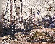 Georges Seurat The Maria at Honfleur USA oil painting artist